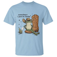 Funny Cowboy Frog T Shirt Sometimes I Just Be Fartin - Wonder Print Shop