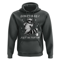 Sometimes I Just Be Fartin Hoodie Funny Raccoon Meme - Wonder Print Shop