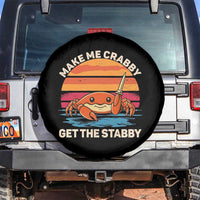 Funny Crab Meme Y2K Spare Tire Cover Make Me Crabby Get The Stabby - Wonder Print Shop