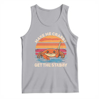 Funny Crab Meme Y2K Tank Top Make Me Crabby Get The Stabby - Wonder Print Shop