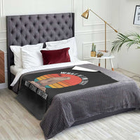 Funny Groundhog Meme Throw Blanket What If I Am Just Not Feral Enough - Wonder Print Shop