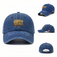 He Is Not Here He Is Risen Washed Cotton Baseball Cap Christian Easter Bible Verse TS14