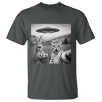 Funny Easter T Shirt Christian Cat Selfie Bunny Meme