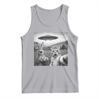 Funny Easter Tank Top Christian Cat Selfie Bunny Meme