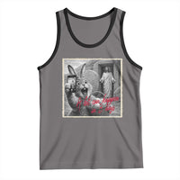 Funny Easter Jesus Tank Top Christian Jesus Come Back Bunny Selfie