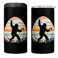 Funny Bigfot Easter 4 in 1 Can Cooler Tumbler Sasquatch Rock On Rabbit