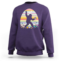 Funny Bigfot Easter Sweatshirt Sasquatch Rock On Rabbit