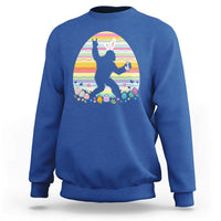 Funny Bigfot Easter Sweatshirt Sasquatch Rock On Rabbit