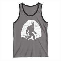 Funny Bigfot Easter Tank Top Sasquatch Rabbit Night Stroll Moon Egg