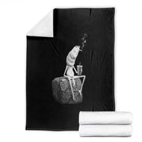 Marcus The Worm Diet Coke Throw Blanket Funny Drinking and Smoking Meme
