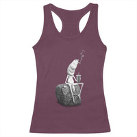 Marcus The Worm Diet Coke Racerback Tank Top Funny Drinking and Smoking Meme