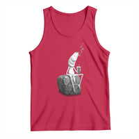Marcus The Worm Drinking Iced Coffee Meme Tank Top TS14