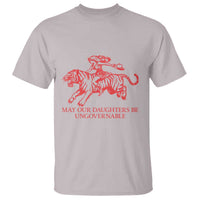 May Our Daughters Be Ungovernable T Shirt Vintage Cowgirl Hell Cat Women Empowerment