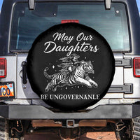 May Our Daughters Be Ungovernable Spare Tire Cover Cowgirl Western Cowgirl Hell Cat Women's Rights