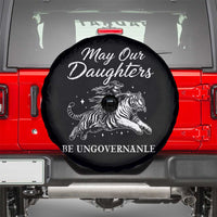 May Our Daughters Be Ungovernable Spare Tire Cover Cowgirl Western Cowgirl Hell Cat Women's Rights