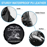 May Our Daughters Be Ungovernable Spare Tire Cover Cowgirl Western Cowgirl Hell Cat Women's Rights