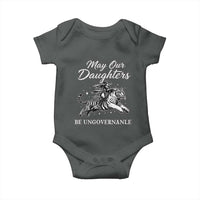 May Our Daughters Be Ungovernable Baby Onesie Cowgirl Western Cowgirl Hell Cat Women's Rights