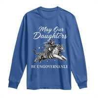 May Our Daughters Be Ungovernable Long Sleeve Shirt Cowgirl Western Cowgirl Hell Cat Women's Rights