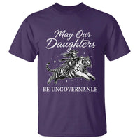 May Our Daughters Be Ungovernable T Shirt Cowgirl Western Cowgirl Hell Cat Women's Rights