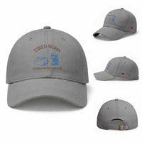 Tired Moms Sourdough Socail Club Baseball Cap Funny Baking Baker Humor
