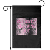 Currently Crashing Out Garden Flag Coquette Pink Bow Sarcastic Funny Quote