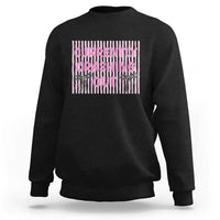 Currently Crashing Out Sweatshirt Coquette Pink Bow Sarcastic Funny Quote