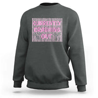 Currently Crashing Out Sweatshirt Coquette Pink Bow Sarcastic Funny Quote