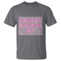 Currently Crashing Out T Shirt Coquette Pink Bow Sarcastic Funny Quote