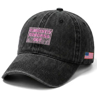 Currently Crashing Out Washed Cotton Baseball Cap Coquette Pink Bow Sarcastic Funny Quote