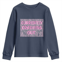 Currently Crashing Out Youth Sweatshirt Coquette Pink Bow Sarcastic Funny Quote