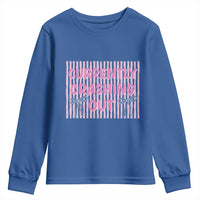 Currently Crashing Out Youth Sweatshirt Coquette Pink Bow Sarcastic Funny Quote