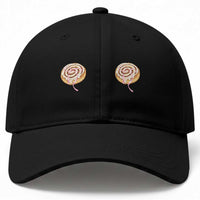 Funny Cinnamon Roll Baseball Cap Double Bakery Meme