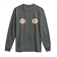 Funny Cinnamon Roll Long Sleeve Shirt Double Bakery Meme