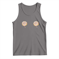 Funny Cinnamon Roll Tank Top Double Bakery Meme