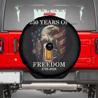 250 Years Of Freedom Spare Tire Cover Bald Eagle Drinking Beer American Flag