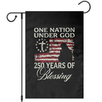 250th Anniversary USA Garden Flag One Nation Under God 250 Years Of Blessing