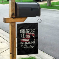 250th Anniversary USA Garden Flag One Nation Under God 250 Years Of Blessing