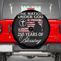 250th Anniversary USA Spare Tire Cover One Nation Under God 250 Years Of Blessing