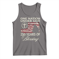 250th Anniversary USA Tank Top One Nation Under God 250 Years Of Blessing