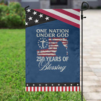 250th Anniversary USA Patriotic Garden Flag One Nation Under God 250 Years Of Blessing