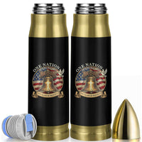 One Nation Under God 250 Years Of Blessing Bullet Tumbler Christian Cross Bald Eagle 4th of July