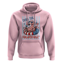 Chill The Fourth Out Hoodie Flamerica Flamingo 4th Of July