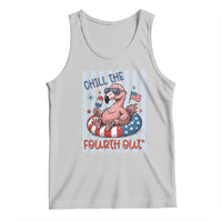 Chill The Fourth Out Tank Top Flamerica Flamingo 4th Of July