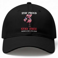 250 Years Anniversary Baseball Cap Flamingo 4Th Of July Patriotic USA Independence Flamerica