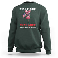 250 Years Anniversary Sweatshirt Flamingo 4Th Of July Patriotic USA Independence Flamerica