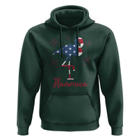 Flamingo 4Th Of July Patriotic USA Independence Flamerica Hoodie