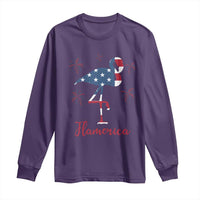 Flamingo 4Th Of July Patriotic USA Independence Flamerica Long Sleeve Shirt