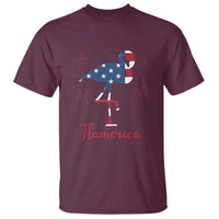 Flamingo 4Th Of July Patriotic USA Independence Flamerica T Shirt