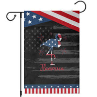 Flamingo 4Th Of July USA Independence Flamerica Patriotic Garden Flag