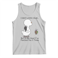 In My Head I Have Pecked You 3 Times Tank Top Funny Duck Sarcastic Farm Humor - Wonder Print Shop